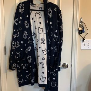 Sailor Moon Navy Galaxy Woven Cardigan